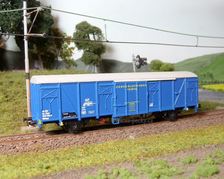 Krytý vůz Gbkkqs ČSD/ČD - Stavebnice H0