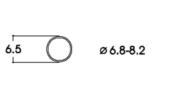 Bandáž pr. 6,5 mm   H0    10 ks