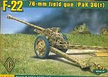 F-22 pistola campo sovietica 76 mm