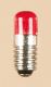 Lamp with screw socket 16V/0,05 A  red