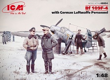 Bf-109F-4 + personál Luwtwaffe