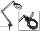 Lamp with Magnifying Glass 22W black 5D