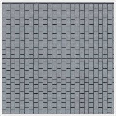 Dekorační pl. destička  - Chodník šedý