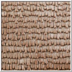 Dekorační pl. destička  - Šindelová střecha