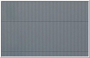 Dekor. pl. destička  - Vlnitý plech šedý