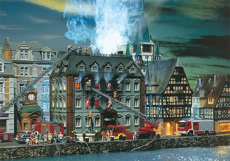 Hořící finanční úřad N