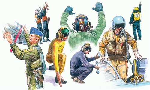 Piloti a pozemní personál NATO