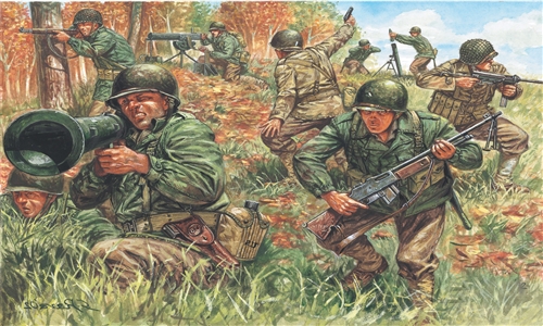 Pěchota USA - 2. svět. válka