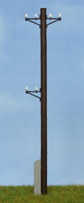 Telegrafní sloup typ 1-I, 6 ks       H0