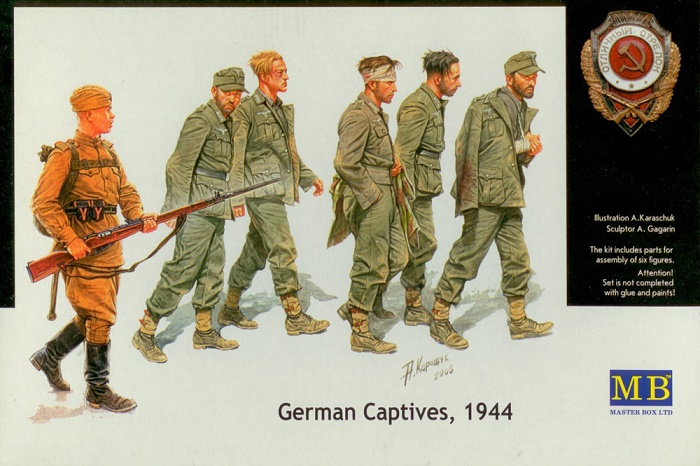 Němečtí zajatci 1944