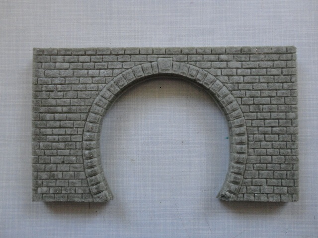 Tunelový portál H0, jednokolejný do oblouku