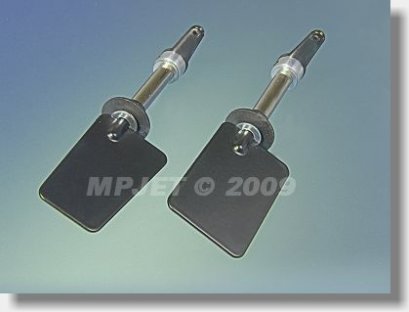 Kormidlo lichoběžníkové 40 x 25 mm s přírubou