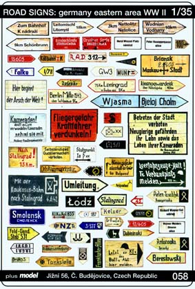 Značení cest - Němci-vých.fronta 2.sv.v.