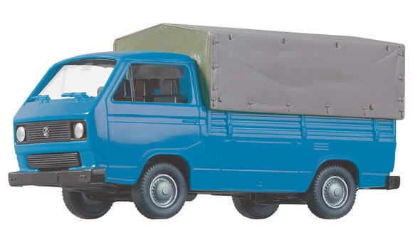 Volkswagen T3 - valník s plachtou H0