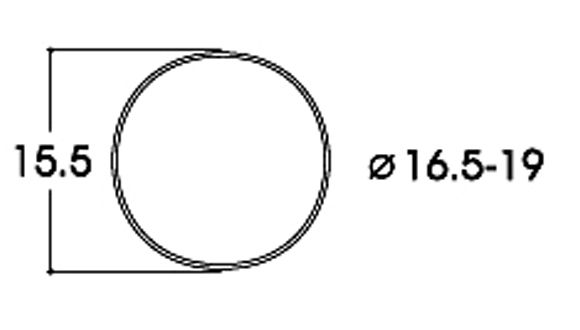 Bandáž pr. 15,5 mm   H0    10 ks
