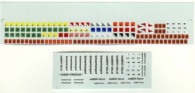 Obtisky - "Přeprava nebezpečných látek"