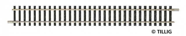 Kolej rovná  G1 166mm