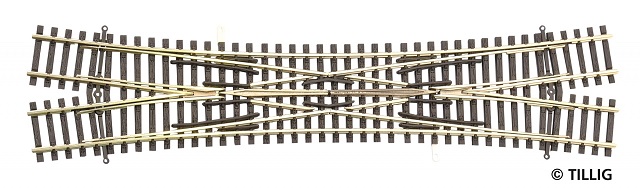 Křížová výhyb.,166mm,15°, "Baeseler"