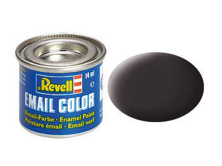 REVELL Enamel Paint 06 - Tar Black, Matt