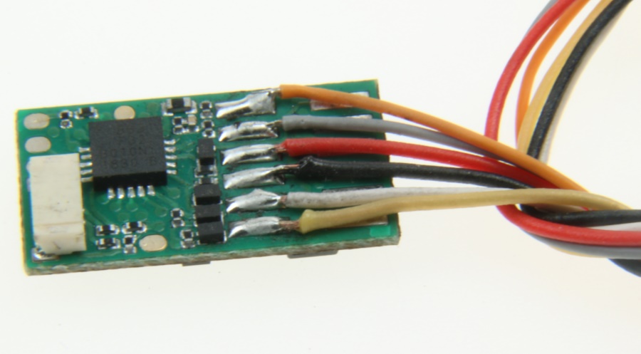 Lokomotivní dekodér ID2 0,8 A, kabel
