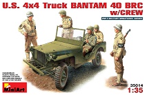 Americký automobil 4x4 Bantam 40 BRC + osádka