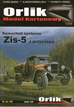 Sovětský cisternový automobil ZIS-5 s přívěsem