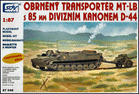 Obrněný transportér MTLB s 85 mm divizním kanonem