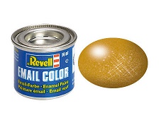 Emailfarbe REVELL 92 - Messing, metallic